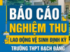 NGHIỆM THU LAO ĐỘNG VỆ SINH ĐỊNH KỲ