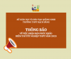 THÔNG BÁO VỀ VIỆC NHẬN ĐƠN PHÚC KHẢO ĐIỂM THI TỐT NGHIỆP THPT NĂM 2025