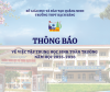 THÔNG BÁO TẬP TRUNG HỌC SINH TOÀN TRƯỜNG