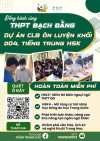 THƯ MỜI THAM GIA CÂU LẠC BỘ TIẾNG TRUNG TRƯỜNG THPT BẠCH ĐẰNG