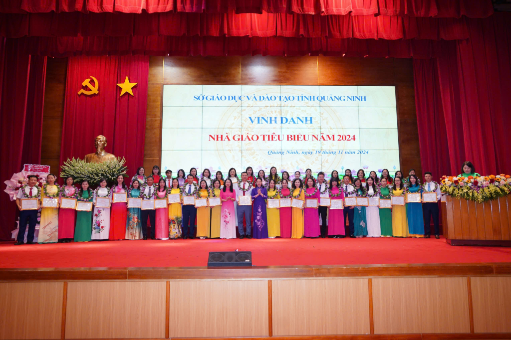 Tuyên dương các nhà giáo tiêu biểu, xuất sắc năm học 2023-2024