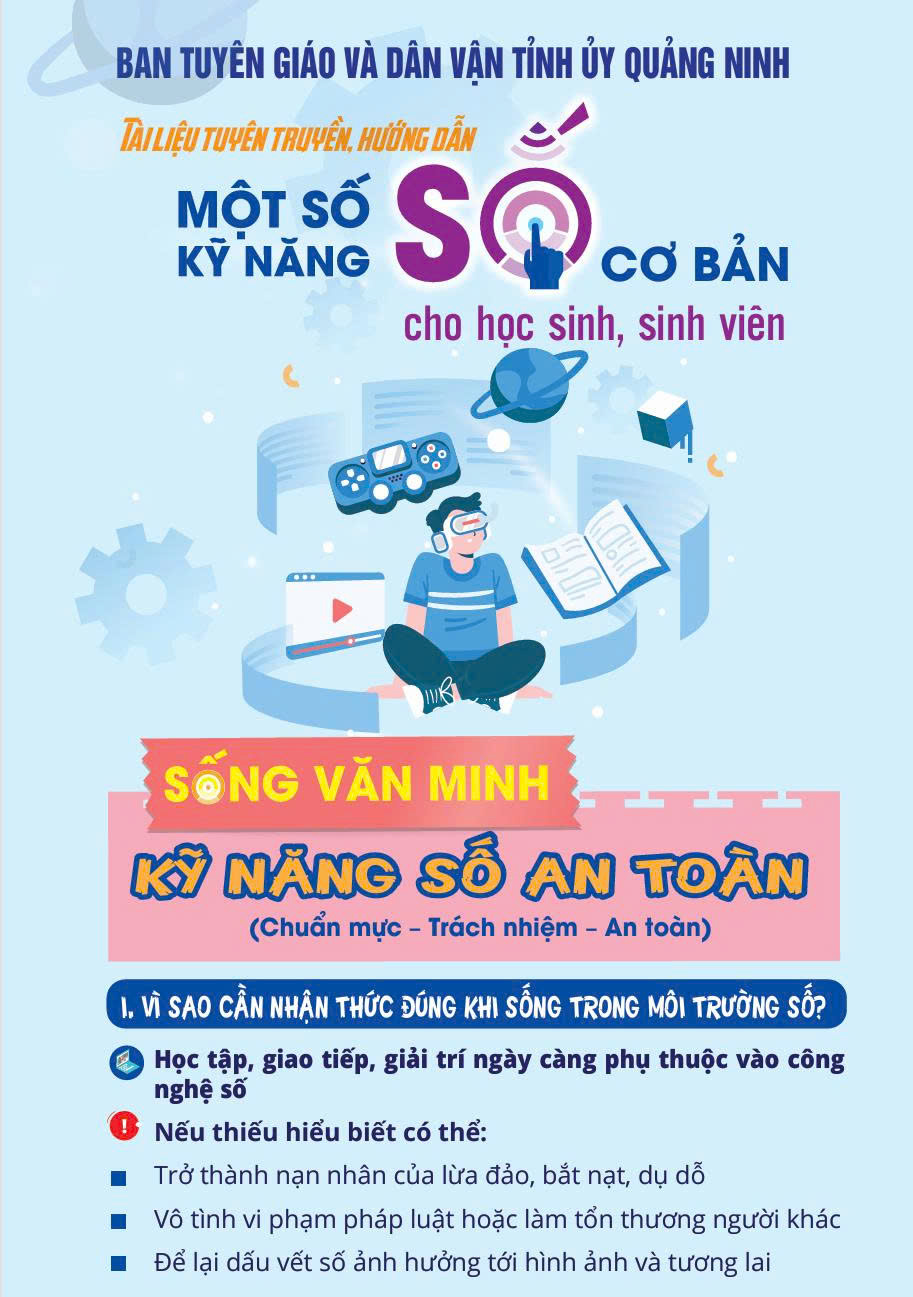 MỘT SỐ KỸ NĂNG SỐ CƠ BẢN CHO HỌC SINH, SINH VIÊN