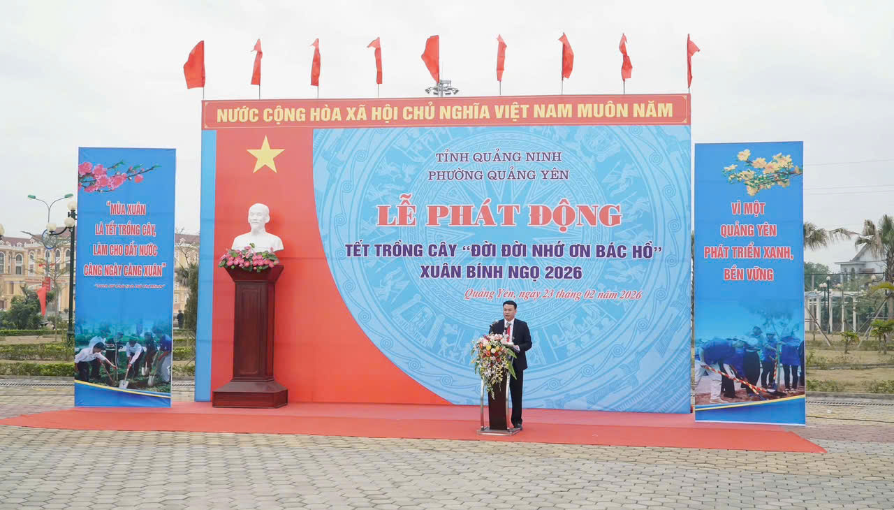 TRƯỜNG THPT BẠCH ĐẰNG CÙNG THAM GIA  LỄ PHÁT ĐỘNG TẾT TRỒNG CÂY
